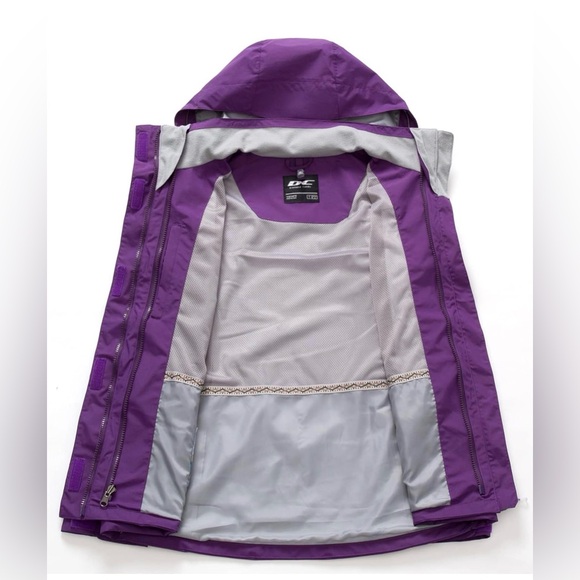 Diamond Candy Womens 3-in-1 Winter Jacket Waterproof Rain Coat with Hood Warm - Picture 8 of 12